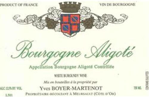 Yves Boyer-Martenot Bourgogne Aligote