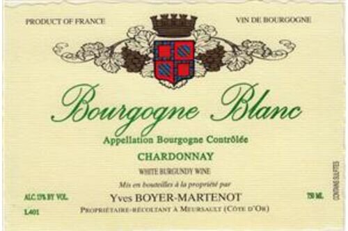 Domaine Boyer-Martenot Bourgogne Blanc