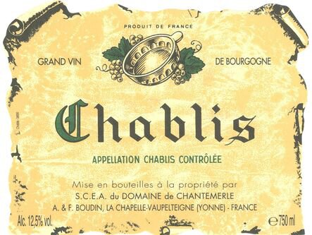 Domaine de Chantemerle Chablis