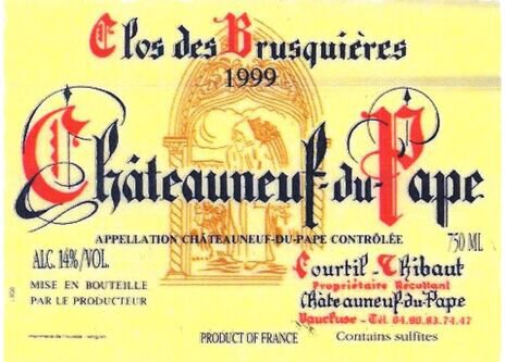 Clos des Brusquieres Chateauneuf-du-Pape Rouge
