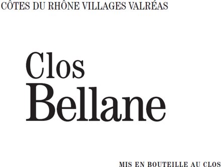 Clos Bellane Cotes du Rhone Villages Valreas Rouge