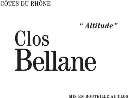 Clos Bellane Cotes du Rhone Altitude Rose