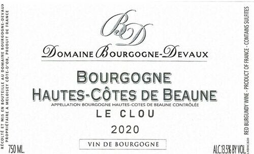 Domaine Bourgogne-Devaux Bourgogne Hautes-Cotes de Beaune