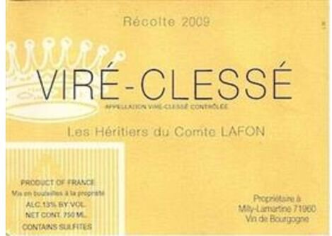 Domaine des Heritiers du Comte Lafon Vire-Clesse