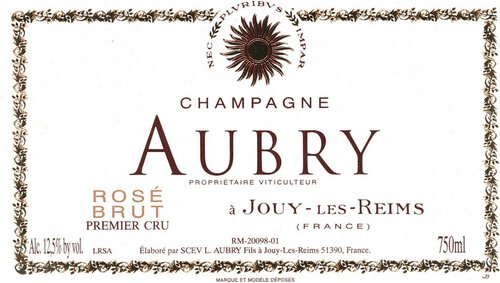 L. Aubry Fils Champagne 1er Cru Brut Rose