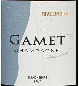 Champagne Gamet Champagne Brut Blanc de Noirs Rive Droite