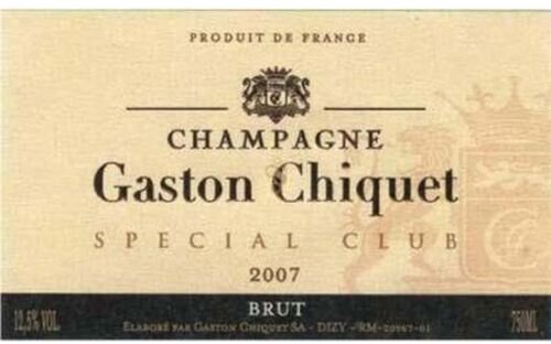 Gaston Chiquet Champagne Brut Special Club Millesime