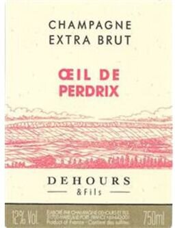 Champagne Dehours et Fils Champagne Extra Brut OEil De Perdrix