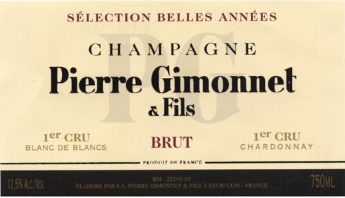 Pierre Gimonnet & Fils Champagne Brut Selection Belles Annees