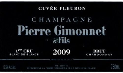 Pierre Gimonnet & Fils Champagne 1er Cru Brut Cuvee Fleuron Blanc de Blancs Chardonnay
