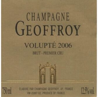 Champagne R. Geoffroy Champagne 1er Cru Brut Volupte