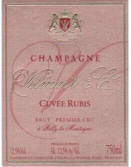 Vilmart & Cie Champagne Brut Rose 1er Cru Cuvee Rubis