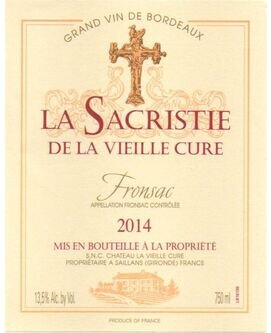 Chateau La Vieille Cure La Sacristie de la Vieille Cure Fronsac