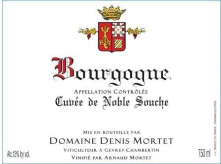 Domaine Denis Mortet Bourgogne Cuvee de Noble Souche 2017