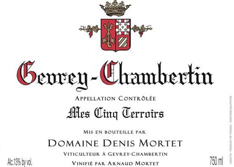 Domaine Denis Mortet Gevrey-Chambertin Mes Cinq Terroirs