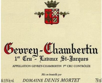 Domaine Denis Mortet Lavaux Saint-Jacques