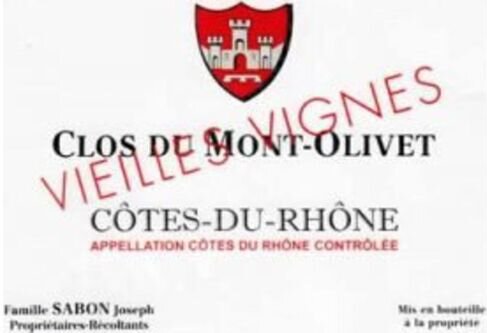 Clos du Mont-Olivet Cotes du Rhone Vieilles Vignes