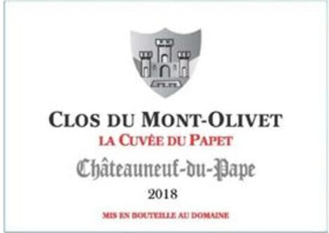 Clos du Mont-Olivet Chateauneuf-du-Pape La Cuvee du Papet