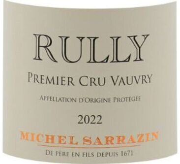 Michel Sarrazin Rully 1er Cru Vauvry