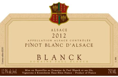 Paul Blanck et Fils Pinot Blanc