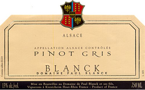 Domaine Paul Blanck Classique Alsace Pinot Gris