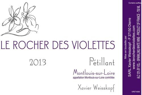 Le Rocher des Violettes Montlouis-sur-Loire Petillant
