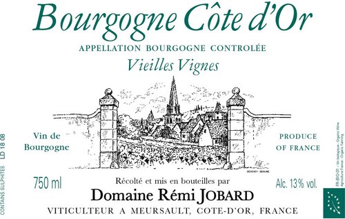 Domaine Remi Jobard Bourgogne Blanc Vieilles Vignes