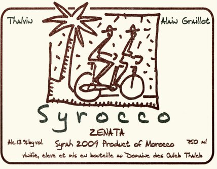 Alain Graillot Zenata Syrah Syrocco Thalvin