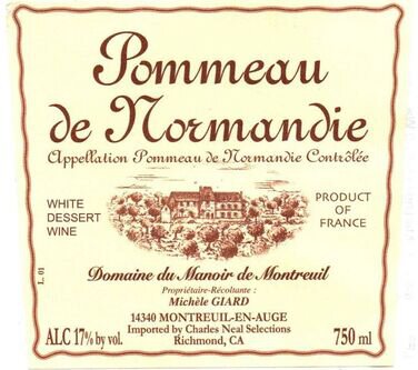 Domaine Du Manoir De Montreuil Pommeau de Normandie