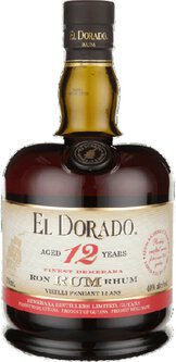 El Dorado Rum 12 Year Old Finest Demerara Rum