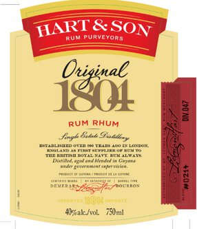Lemon Hart Original 1804 Rum