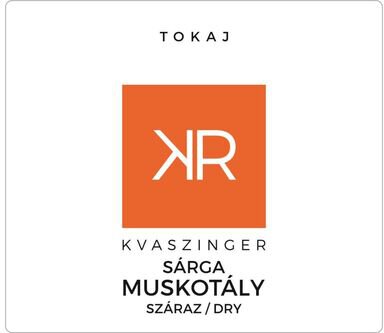 Kvaszinger Tokaj Sarga Muskotaly Szaraz/Dry