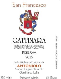 Antoniolo Gattinara San Francesco Riserva
