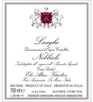 Elio Altare Langhe Nebbiolo Estate Bottled