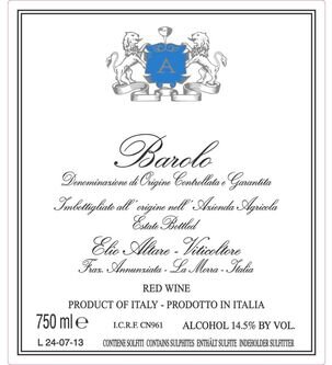 Elio Altare Barolo DOCG
