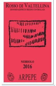 Arpepe Rosso di Valtellina Nebbiolo