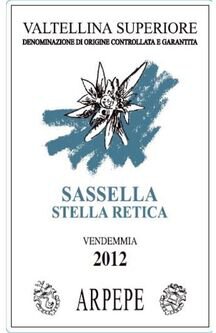 Arpepe Valtellina Superiore Sassella Stella Retica