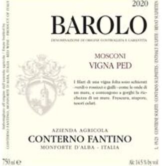Conterno Fantino Mosconi Vigna Ped Barolo