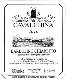 Cavalchina Bardolino Chiaretto Rose