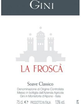 Gini Soave Classico La Frosca