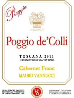 Piaggia Poggio de' Colli Toscana Cabernet Franc