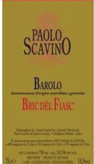 Paolo Scavino Barolo Bric del Fiasc