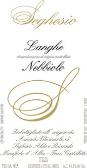 Seghesio Family Vineyards Langhe Nebbiolo