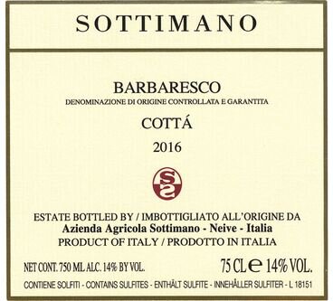 Sottimano Barbaresco Cotta