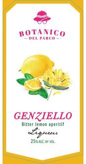 Botanico Del Parco Genziello Bitter Lemon Aperitif Liqueur