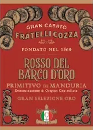Fratelli Cozza Primitivo Rosso Del Barco D'oro Di Manduria DOC