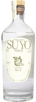 SUYO Limited Small Batch No. 2 Italia Single Origin Pisco