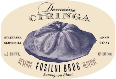 Tement Domaine Ciringa Stajerska Sauvignon Blanc Fosilni Breg Reserve