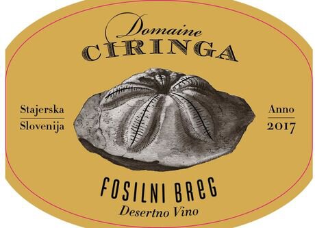 Tement Domaine Ciringa Stajerska Fosilni Breg Desertno Vino