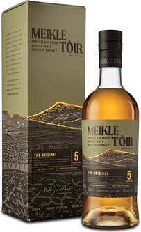 Meikle Toir 5 years Old Non-Chill Filtered The Original Peated Speyside Single Malt Scotch Whisky